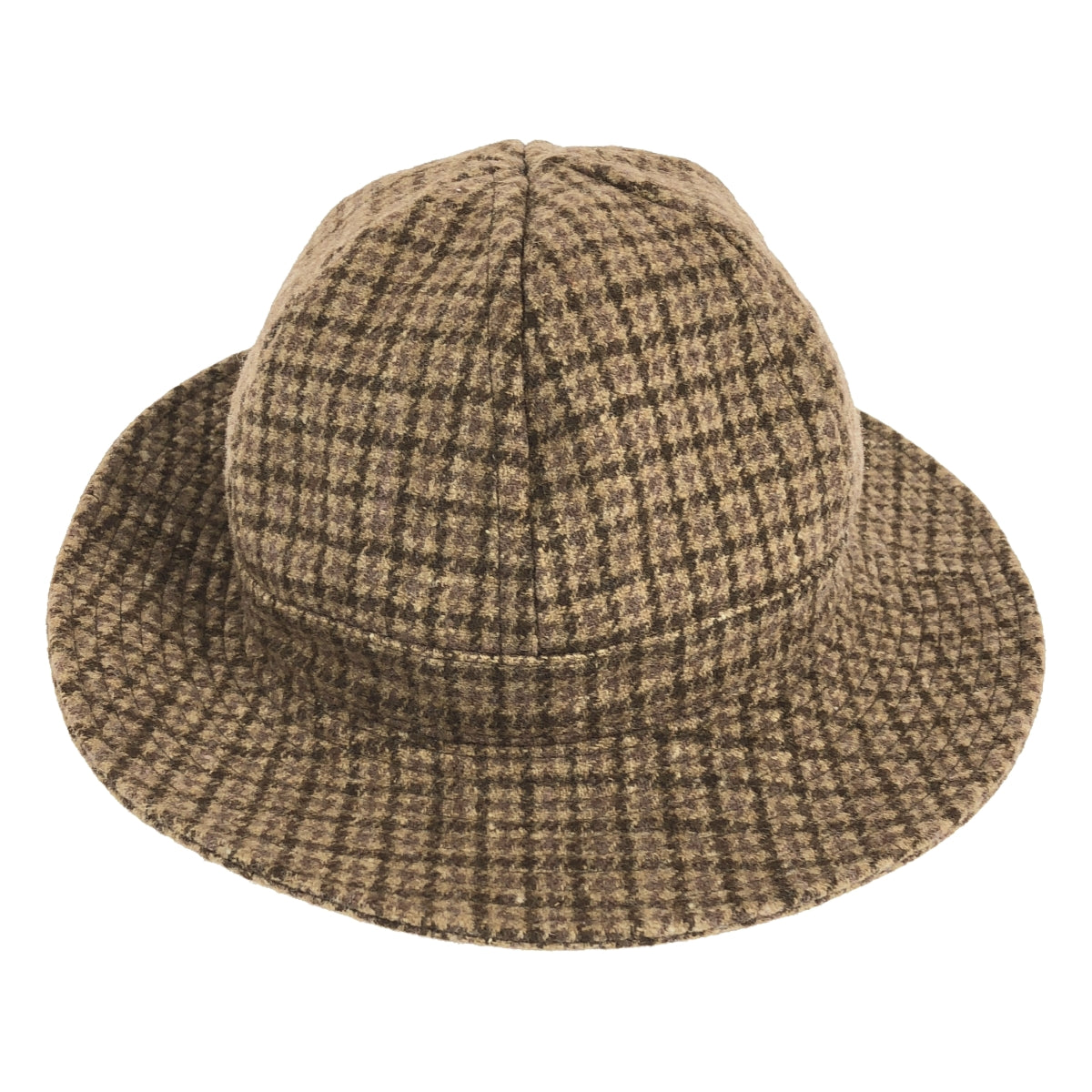 YAECA WRITE | Wool houndstooth pattern 6 panel hat | ONE | Others