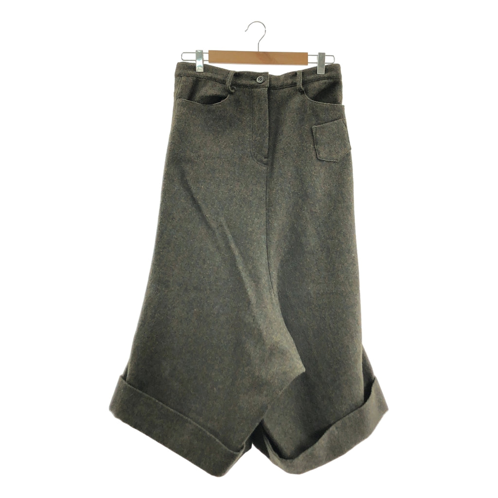 REGULATION Yohji Yamamoto | 羊毛粗花呢闊腿褲 | 2碼 | 男士