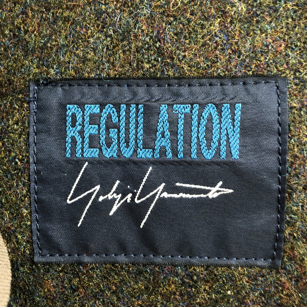 REGULATION Yohji Yamamoto | 羊毛粗花呢闊腿褲 | 2碼 | 男士