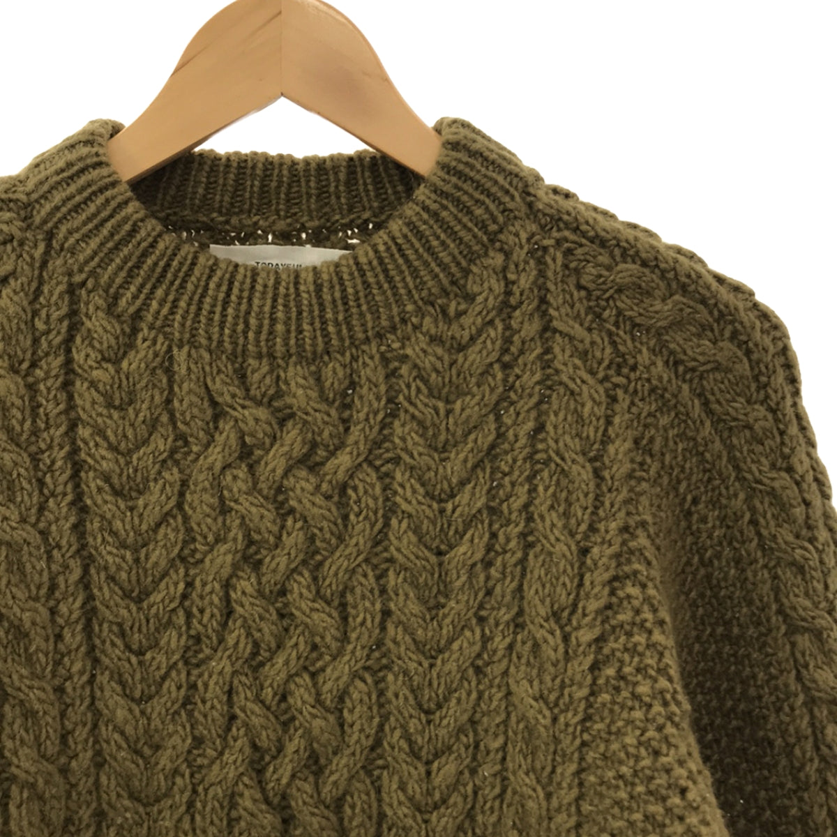 TODAYFUL | "Cable Wool Knit" | F | Khaki | Women's