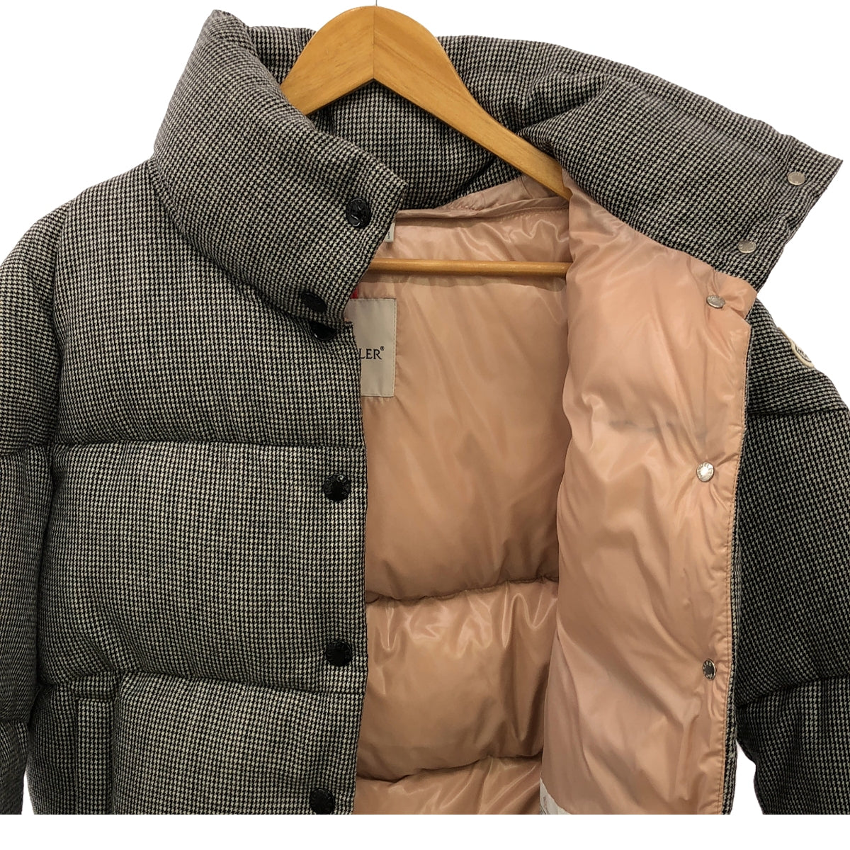 MONCLER / Moncler | CER / 치도리 격자 드로 스트링 다운 재킷 | 00 | 그레이 시스템 | 여성
