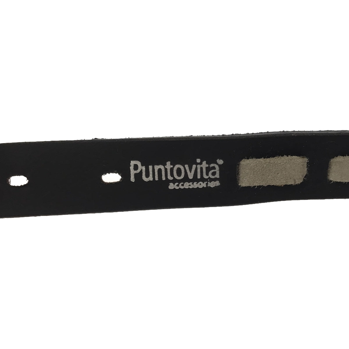 【美品】  Puntovita / プントヴィータ | レザー コンチョベルト | 75 | グレージュ | レディース