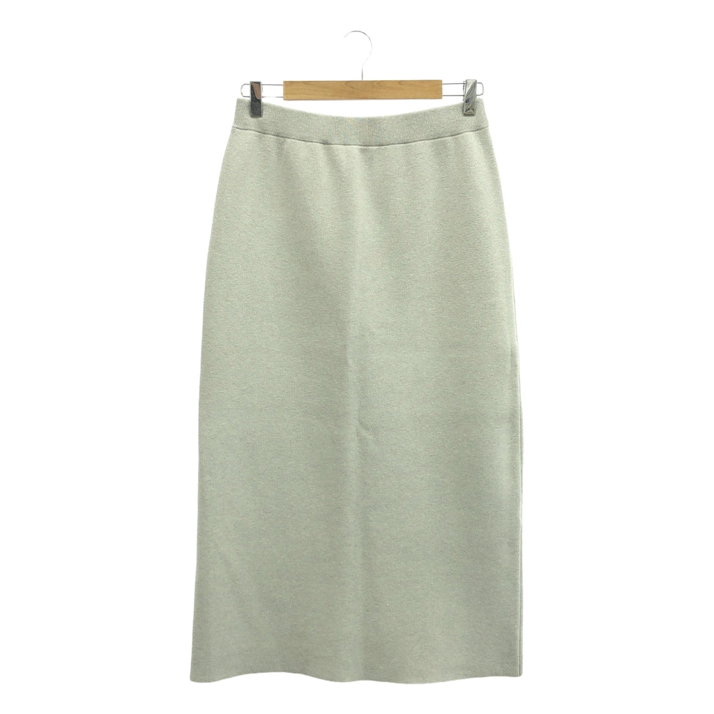 ebure / 에불 | Bright Sponge Knit Skirt 니트 스커트 | 38 | 회색 | 여성