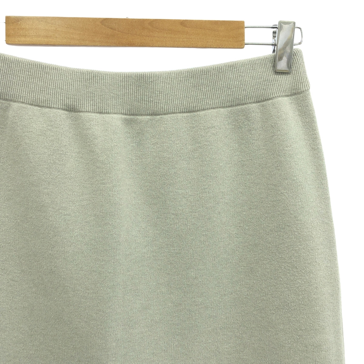 ebure / 에불 | Bright Sponge Knit Skirt 니트 스커트 | 38 | 회색 | 여성
