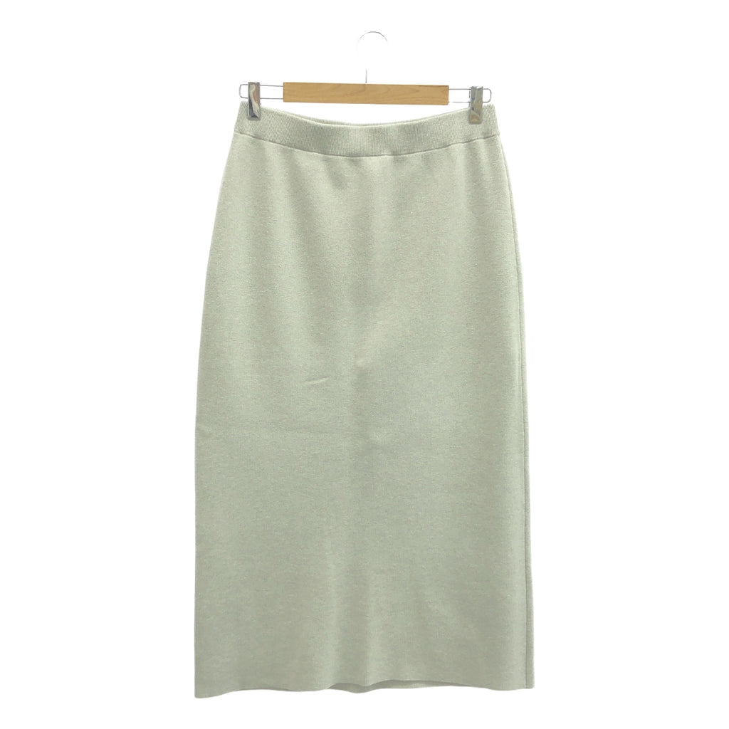 ebure / 에불 | Bright Sponge Knit Skirt 니트 스커트 | 38 | 회색 | 여성