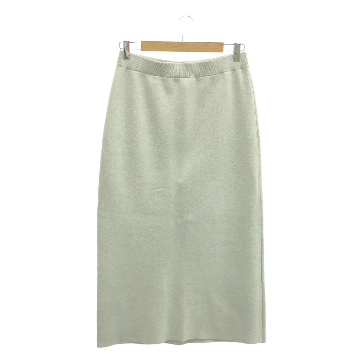 ebure / 에불 | Bright Sponge Knit Skirt 니트 스커트 | 38 | 회색 | 여성