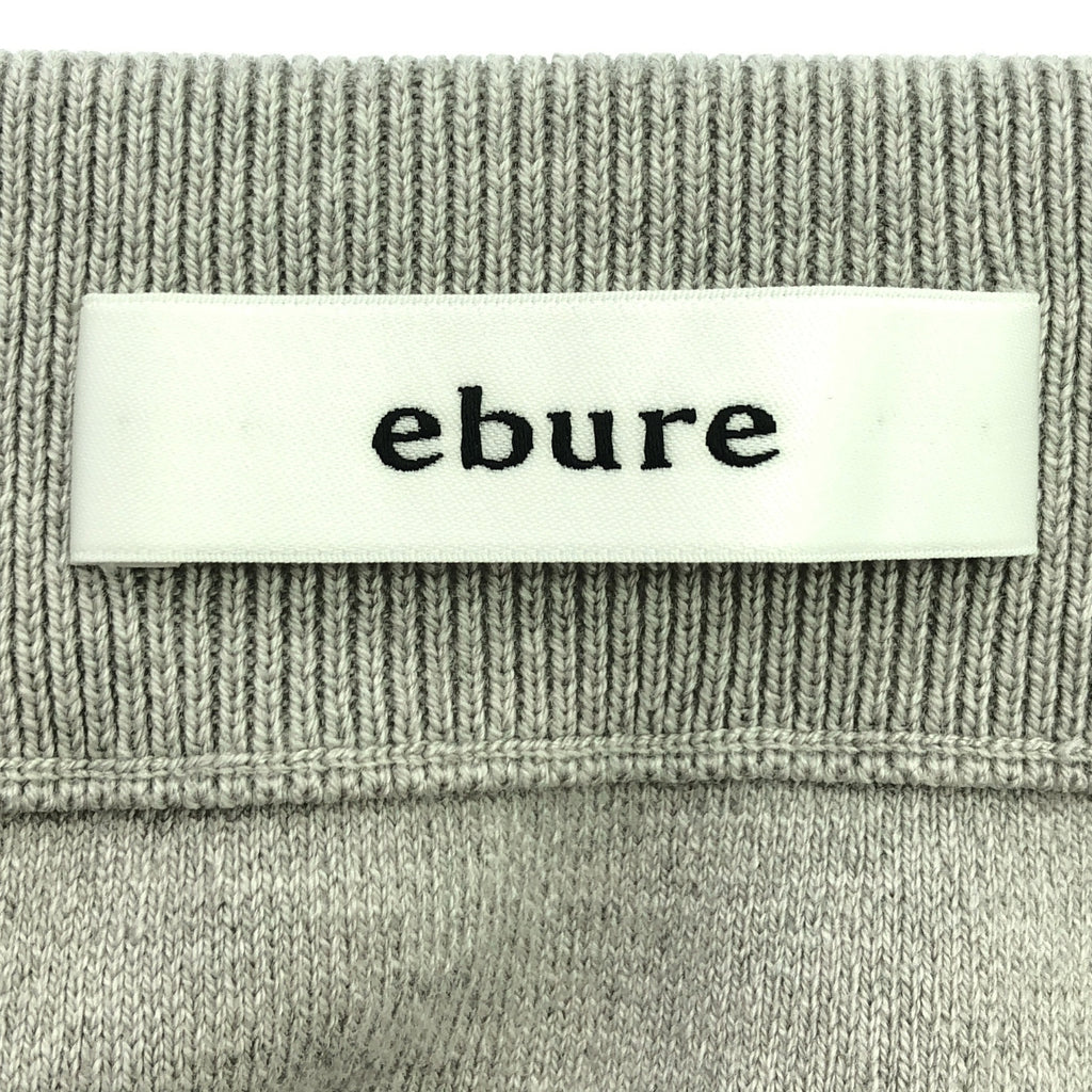 ebure / 에불 | Bright Sponge Knit Skirt 니트 스커트 | 38 | 회색 | 여성