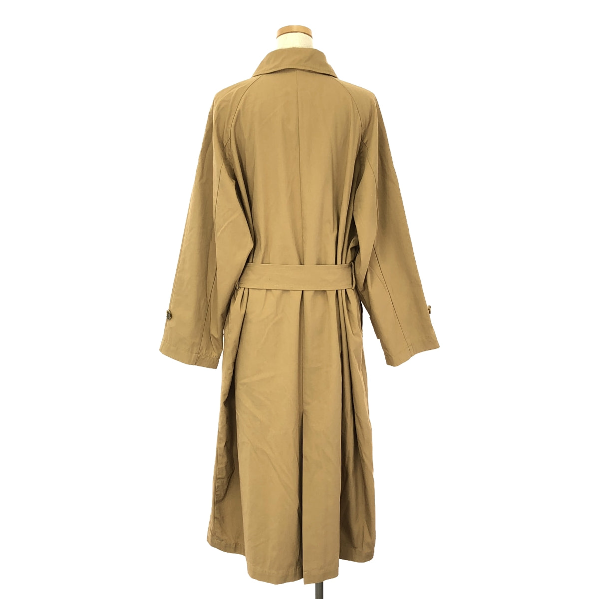 JOURNAL STANDARD / ジャーナルスタンダード | 2021SS | ベルテッド シャンブレーツイルステンカラービッグコート / 総裏地 | M | ベージュ | レディース
