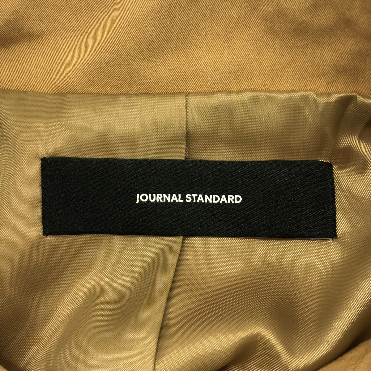 JOURNAL STANDARD / ジャーナルスタンダード | 2021SS | ベルテッド シャンブレーツイルステンカラービッグコート / 総裏地 | M | ベージュ | レディース