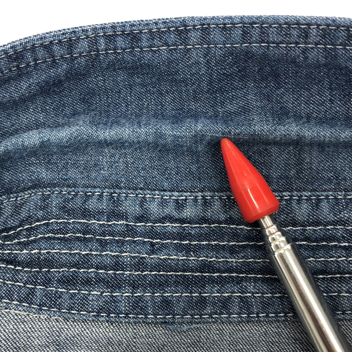 Engineered Garments | 男士純棉牛仔工作襯衫 | S尺寸 | 靛藍