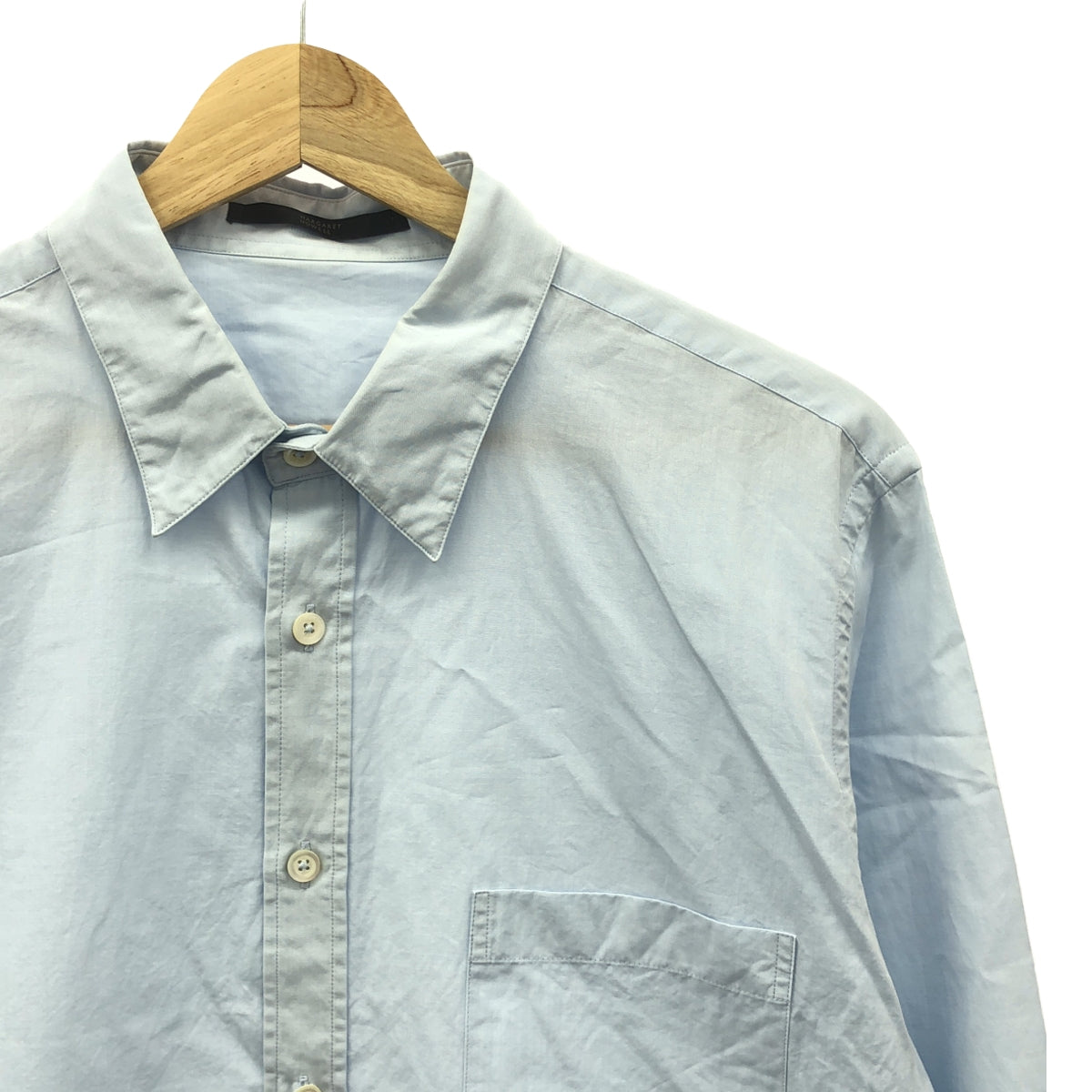 MARGARET HOWELL | Cotton Regular Collar Shirt | L | Men's