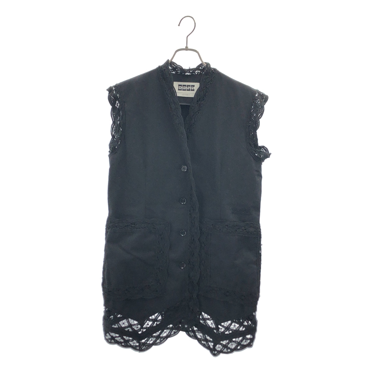 EENK / インク | 2024SS | YONITA Lace-trim Vest レース ベスト | S | レディース