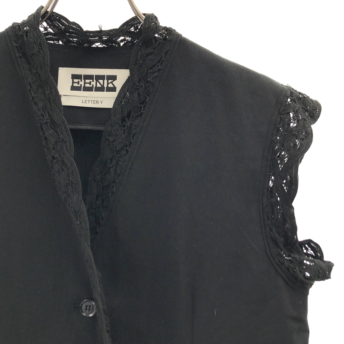 EENK / インク | 2024SS | YONITA Lace-trim Vest レース ベスト | S | レディース