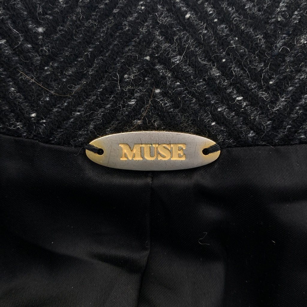 Deuxieme Classe / ドゥーズィエムクラス | ウール ネップツイード ハーフコート | F | レディース