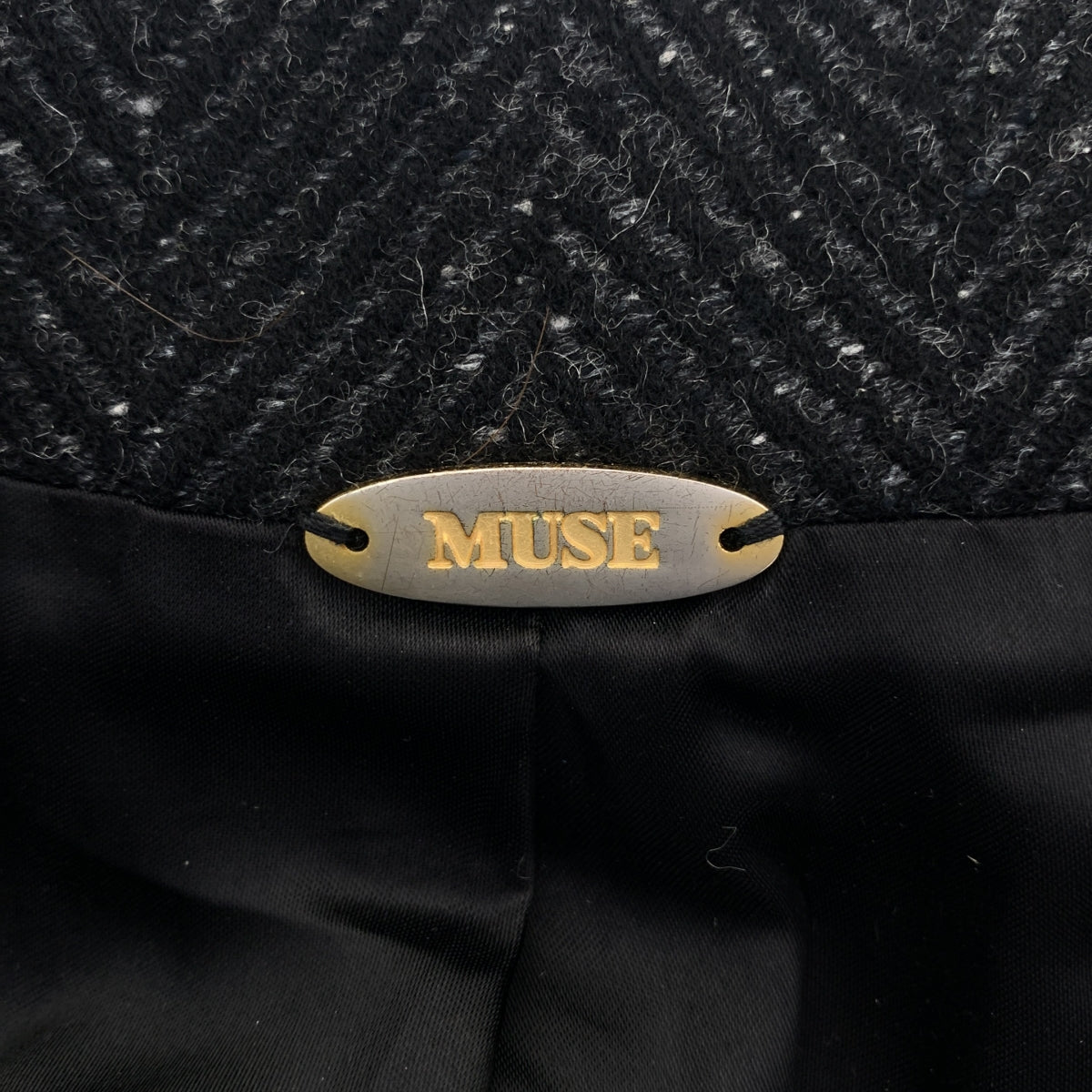 Deuxieme Classe / ドゥーズィエムクラス | ウール ネップツイード ハーフコート | F | レディース