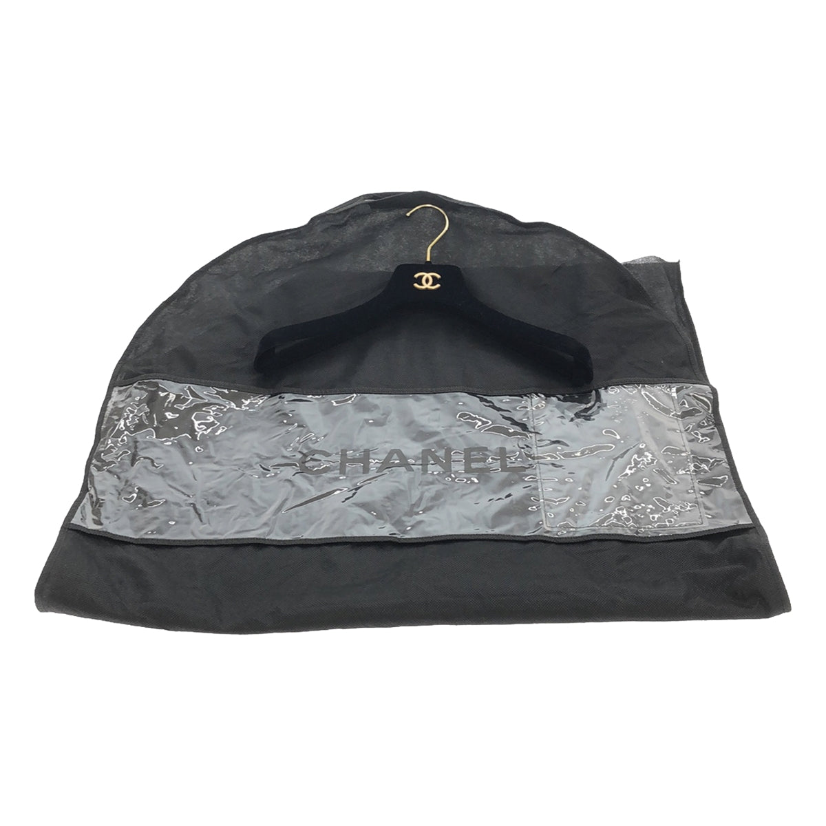 [狀況良好] 香奈兒 |羊毛粗花呢胸花裝飾無領短夾克 |尺寸 36 |綠色 |女性的