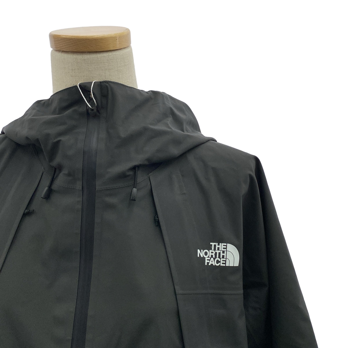 [狀況極佳] HYKE | 2024 春夏 | x THE NORTH FACE GORE-TEX GTX Trail 長版外套 | 小尺寸 | 深灰色 | 女款