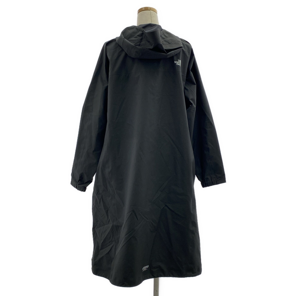 [狀況極佳] HYKE | 2024 春夏 | x THE NORTH FACE GORE-TEX GTX Trail 長版外套 | 小尺寸 | 深灰色 | 女款