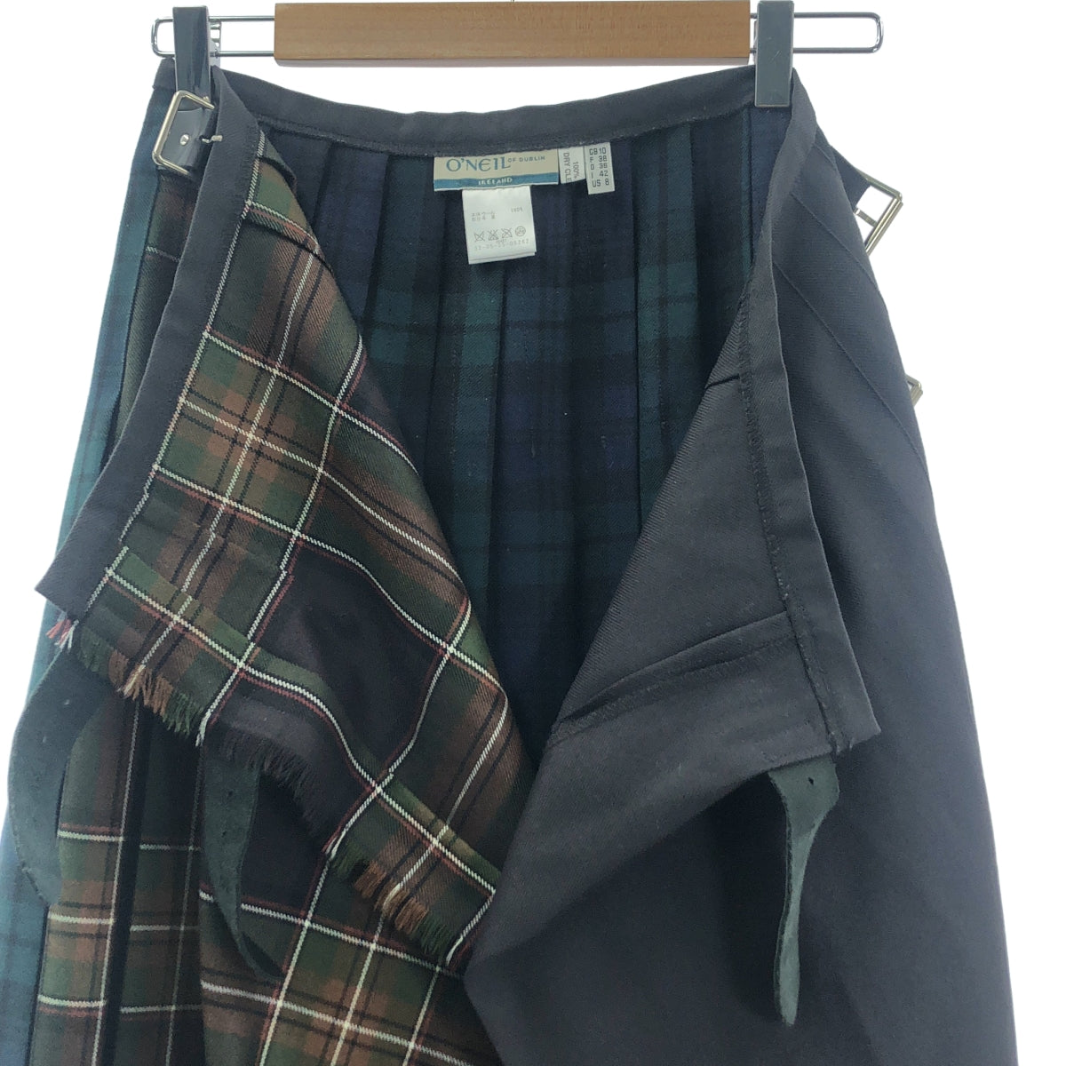 O'NEIL OF DUBLIN / 오닐 오브 더블린 | 타탄 체크 롱 퀼트 스커트 | 38 | 멀티 컬러 | 여성