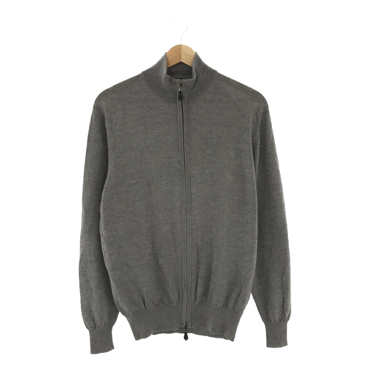 Alan Paine | Wool high gauge driver's knit cardigan | 52 | Men's