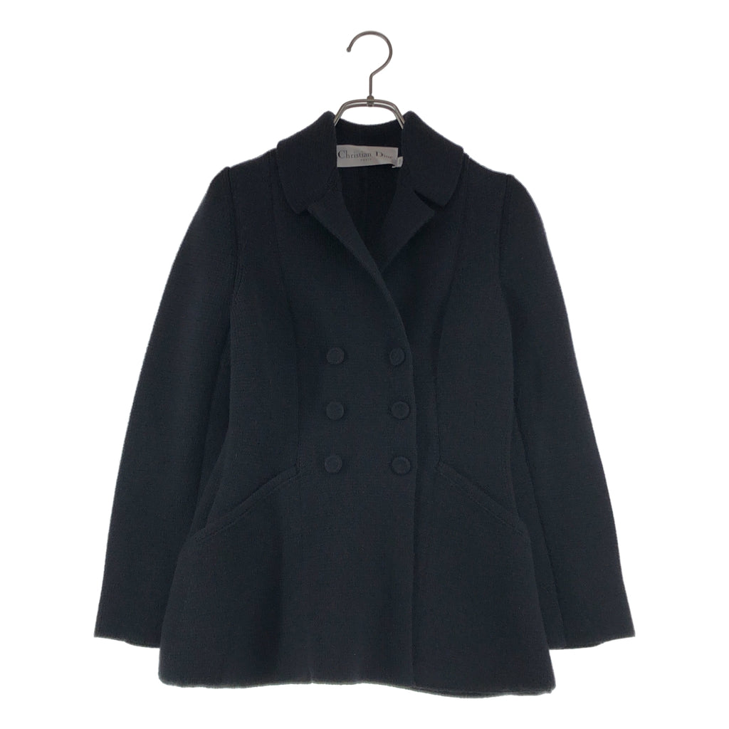 Christian Dior / 기독교 디올 | 30 MONTAIGNE 몬테뉴 울 더블 브레스트 니트 바 재킷 | 36 | 여성
