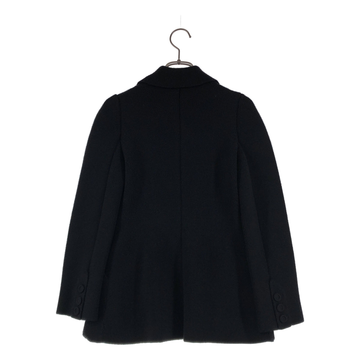 Christian Dior / クリスチャンディオール | 30 MONTAIGNE モンテーニュ ウール ダブルブレスト ニット バージャケット | 36 | レディース