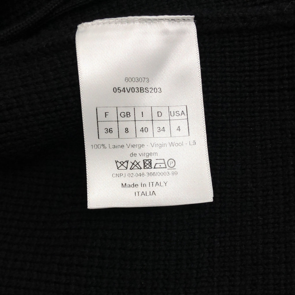 Christian Dior / 기독교 디올 | 30 MONTAIGNE 몬테뉴 울 더블 브레스트 니트 바 재킷 | 36 | 여성