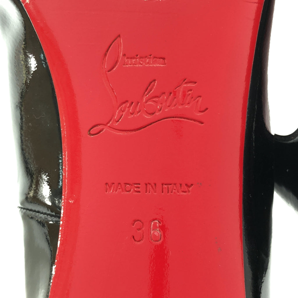 Christian Louboutin / 기독교 루부탄 | SIMPLE PUMP 85 에나멜 힐 펌프스 | 36 |
