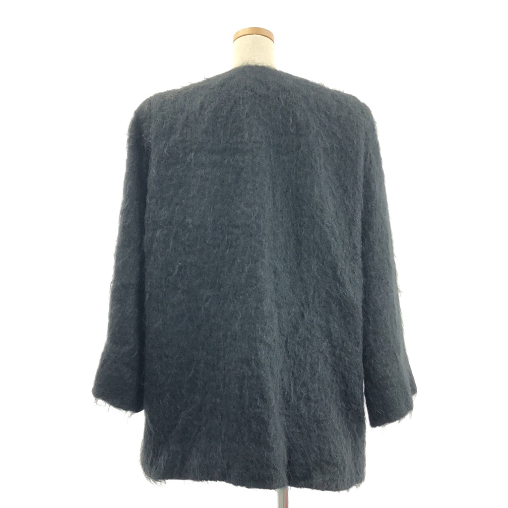 YVES SAINT LAURENT rive gauche / 이브산 로랑 리브 고슈 | Mohair Coat / 울 모헤야 버튼리스 오버코트 / 총 안감 | 42 |