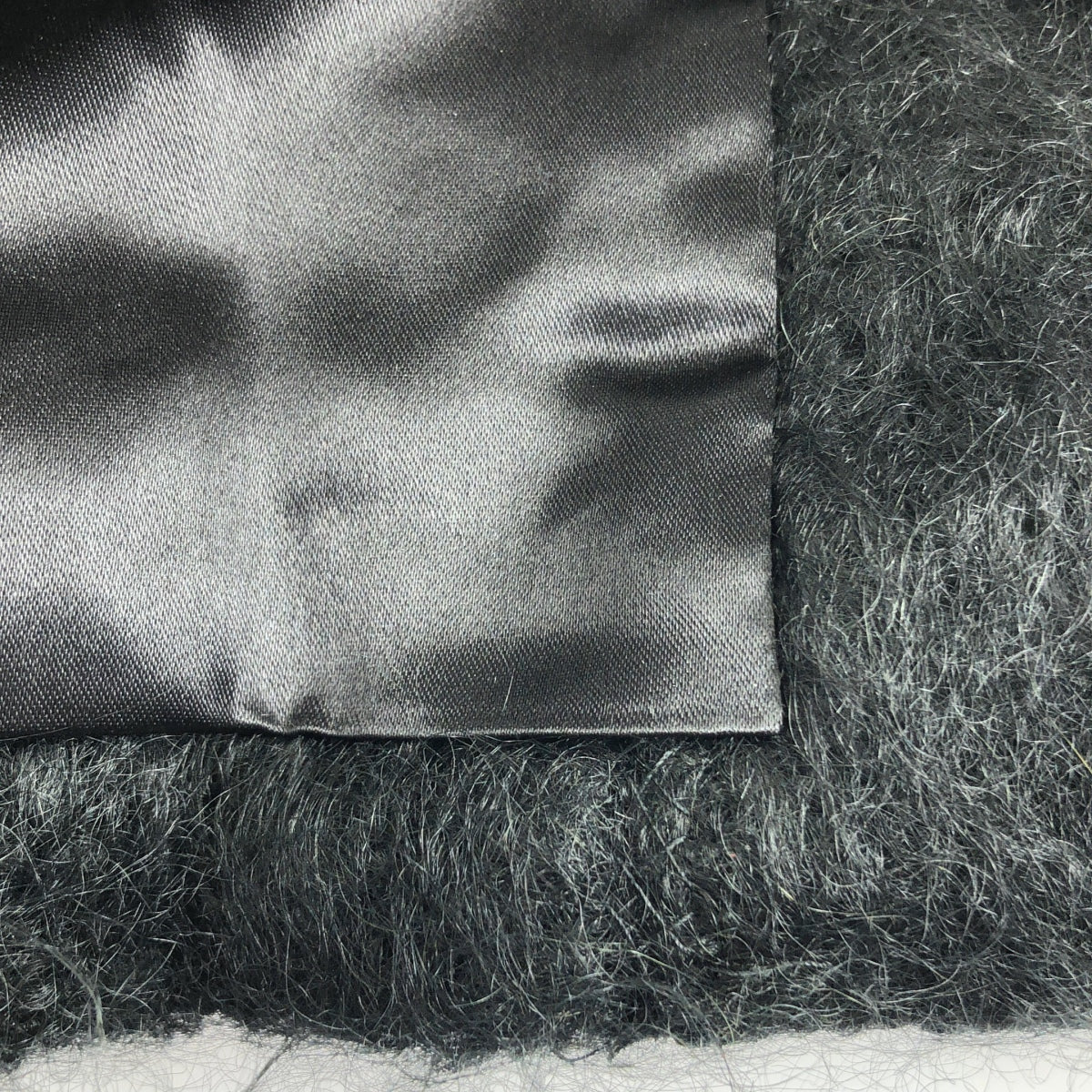 YVES SAINT LAURENT rive gauche / 이브산 로랑 리브 고슈 | Mohair Coat / 울 모헤야 버튼리스 오버코트 / 총 안감 | 42 |