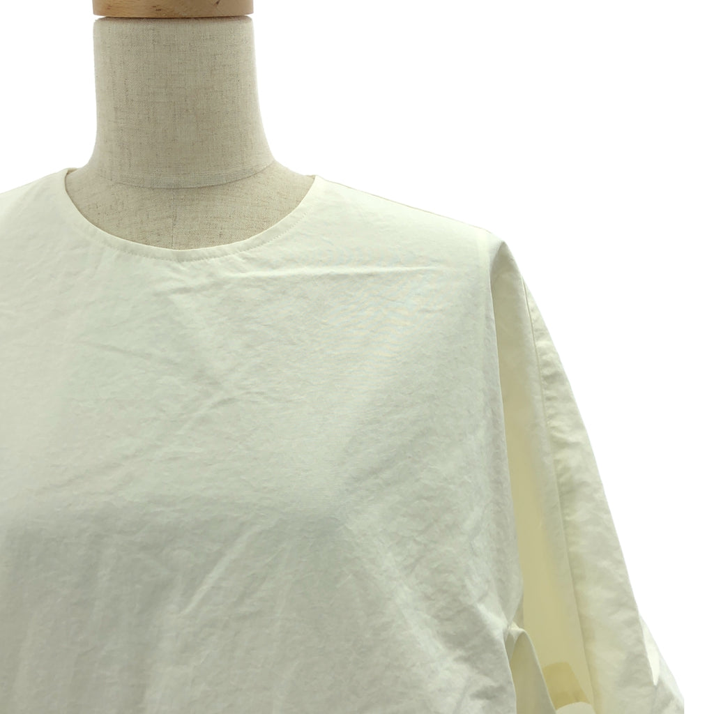 【신품】 LOHEN / 로헨 | 2025SS | GUSSET COCOON ONE PIECE 가제트 코쿤 원피스 | F | 화이트 | 여성