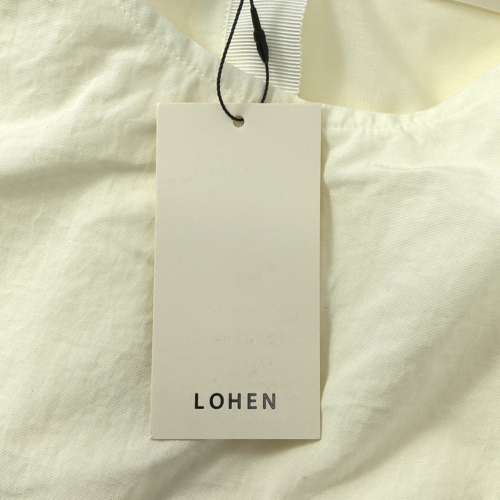 【신품】 LOHEN / 로헨 | 2025SS | GUSSET COCOON ONE PIECE 가제트 코쿤 원피스 | F | 화이트 | 여성