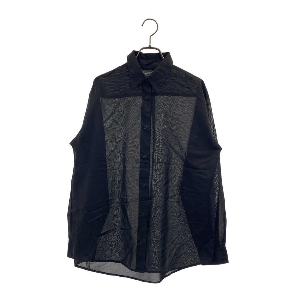 BIOTOP / ビオトープ | 【yo BIOTOP】Basic sheer shirt シアー シャツ | F | レディース