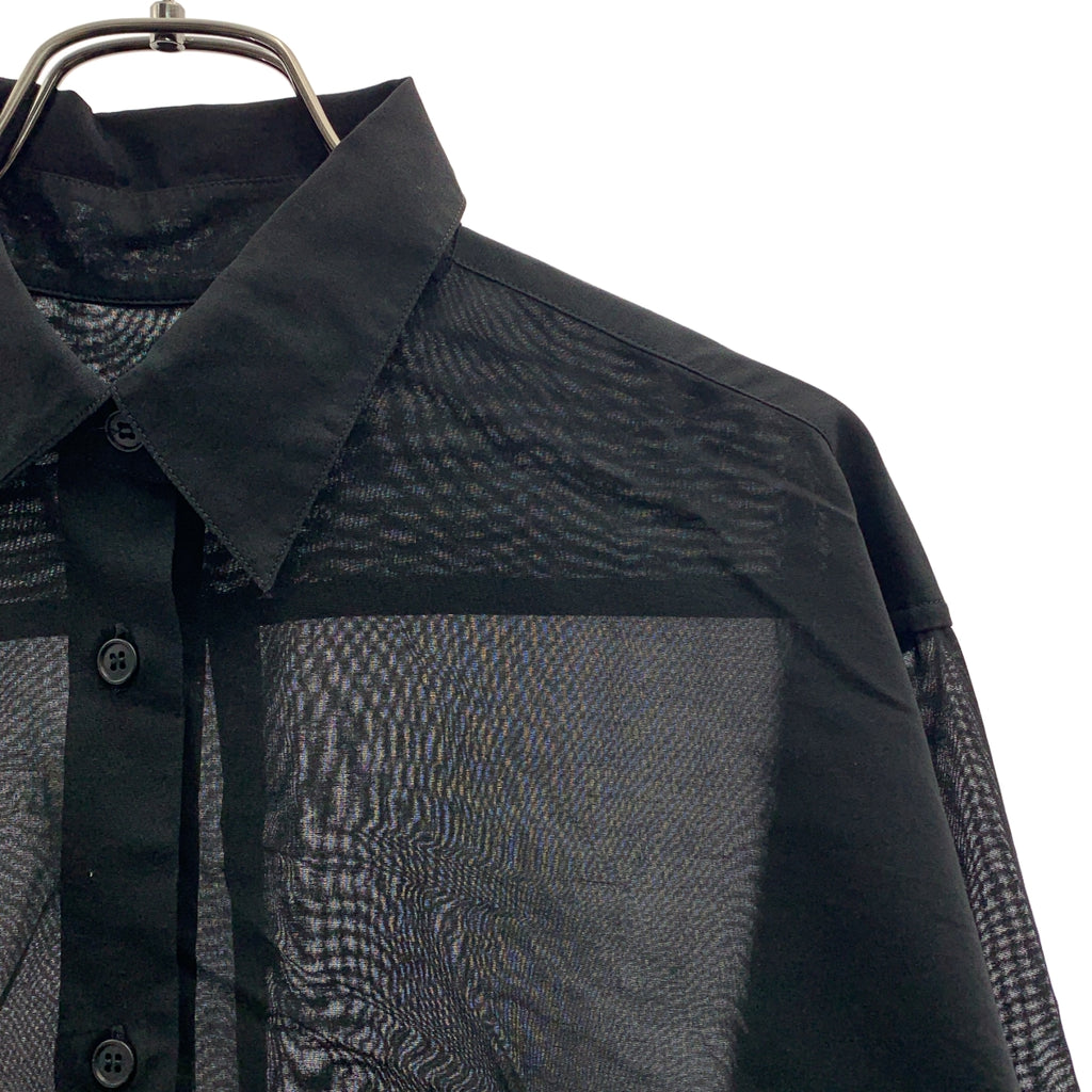 BIOTOP / ビオトープ | 【yo BIOTOP】Basic sheer shirt シアー シャツ | F | レディース
