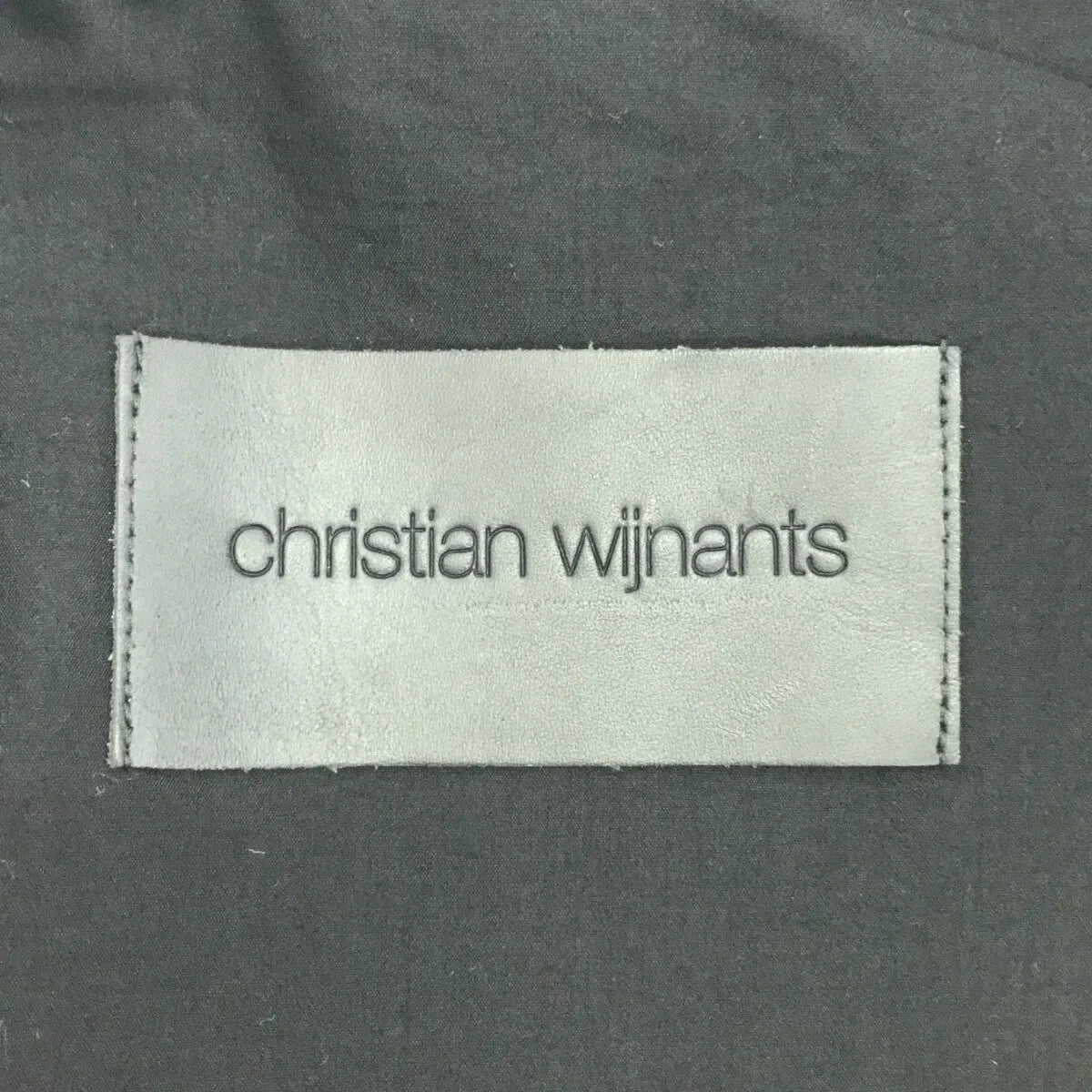 【美品】  Christian Wijnants / クリスチャンワイナンツ | ベルト付き ダブルブレスト スリーブレス オーバーロングコート | 36 | ブラック | レディース