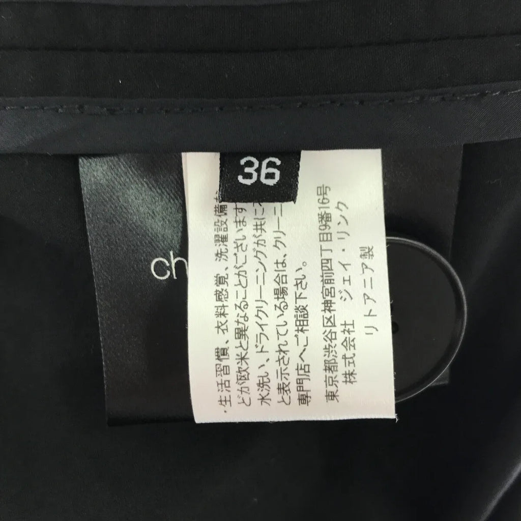 【美品】  Christian Wijnants / クリスチャンワイナンツ | ベルト付き ダブルブレスト スリーブレス オーバーロングコート | 36 | ブラック | レディース