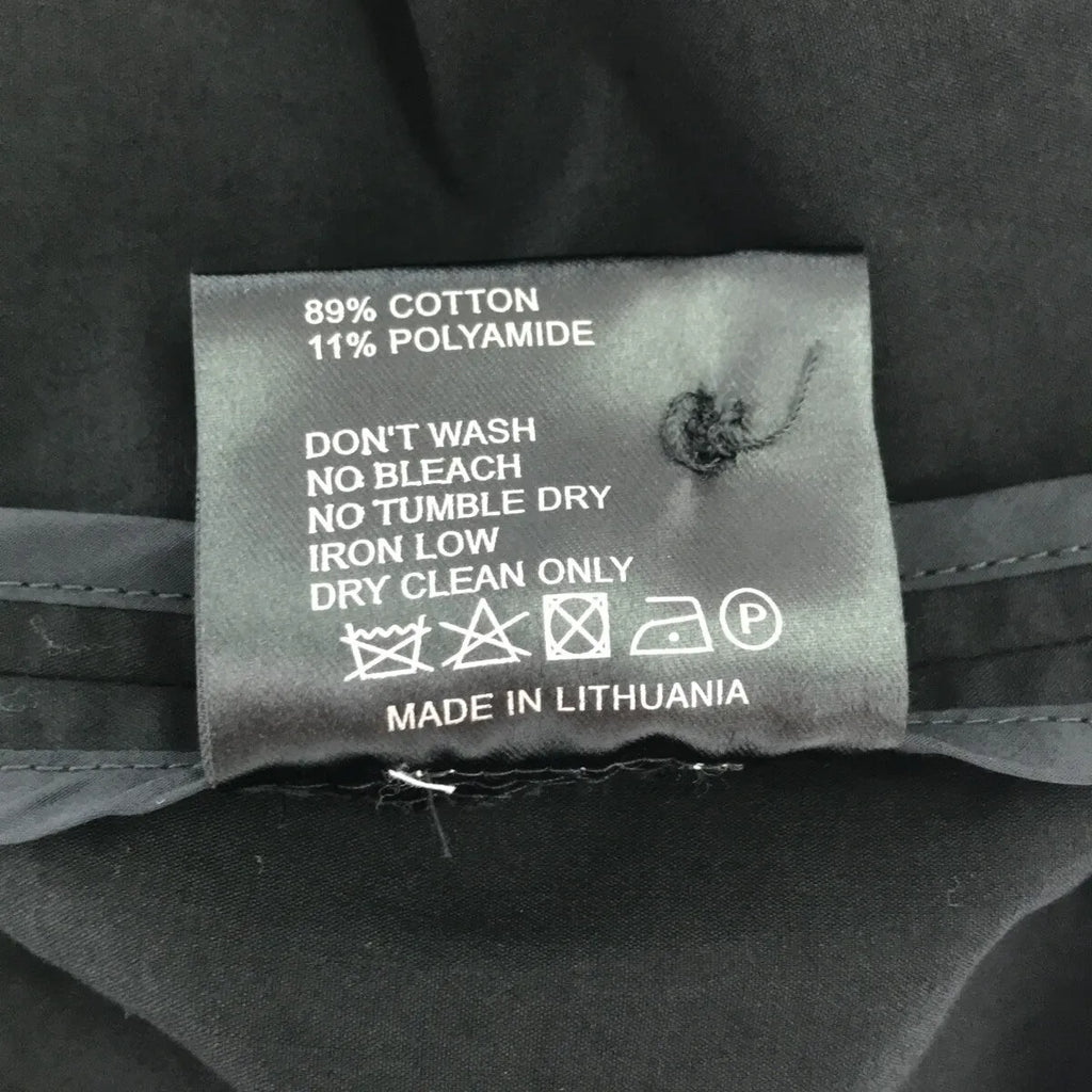 【美品】  Christian Wijnants / クリスチャンワイナンツ | ベルト付き ダブルブレスト スリーブレス オーバーロングコート | 36 | ブラック | レディース