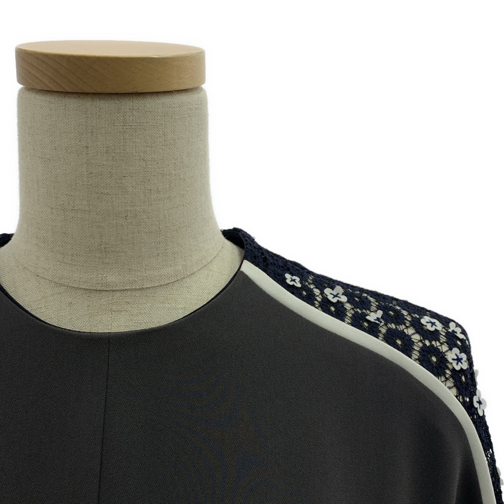 Mame Kurogouchi / マメクロゴウチ | 2021AW | Osmanthus Motif Embroidery Dress エンブロイダリー ワンピース | 2 | レディース