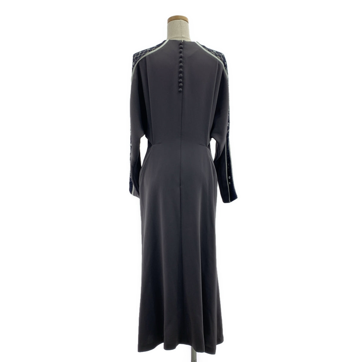 【極美品】Mame Kurogouchi 2020FW ドレス size2 別注 Double Jersey V－Neck Dress