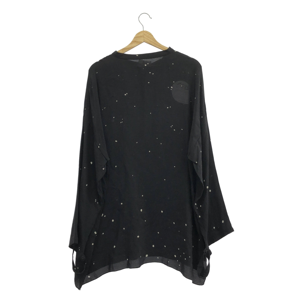 mii / me | 실크 그래픽 프린트 밴드 컬러 풀오버 셔츠 | M | 남성