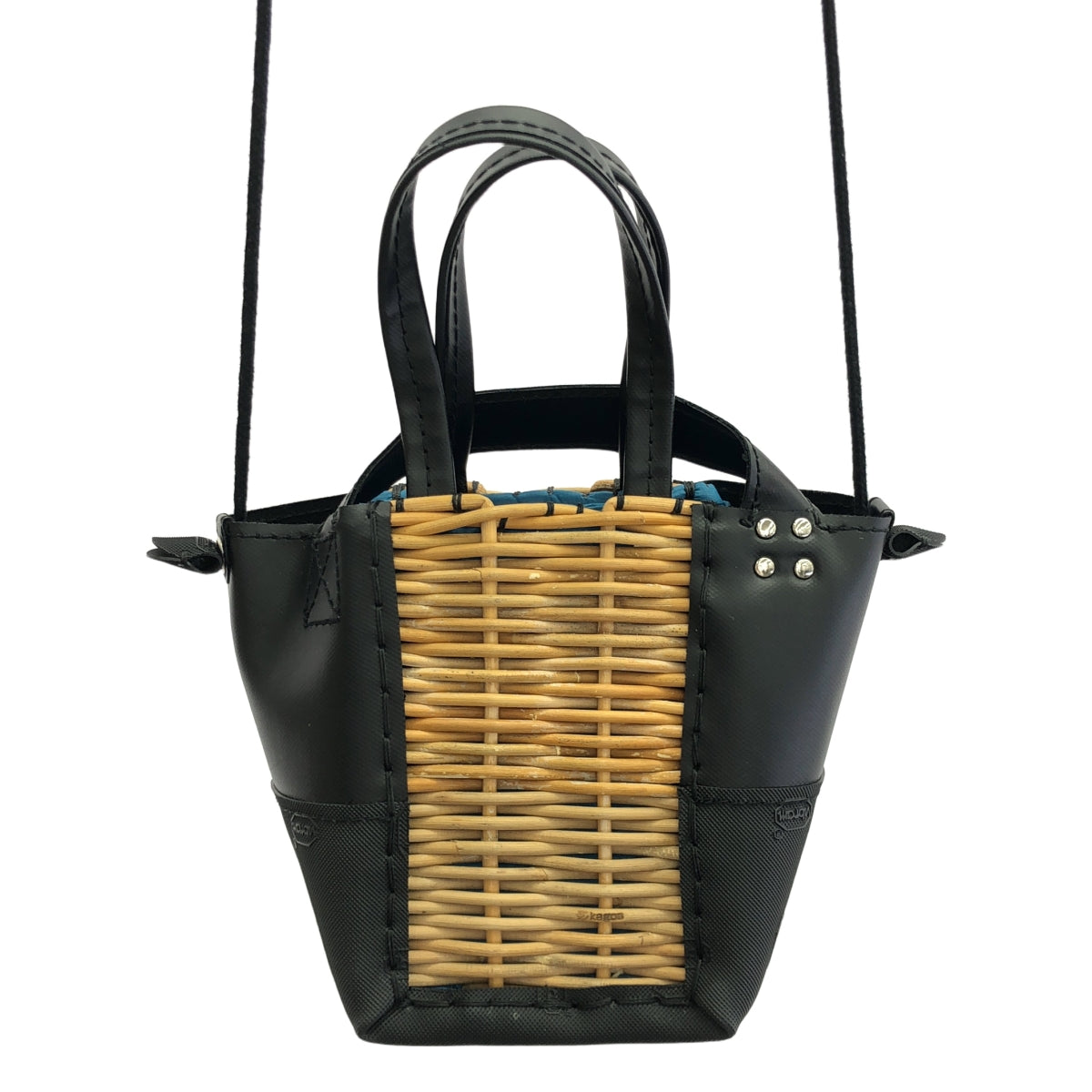 ebagos / Ebagos | 2023AW | Small basket bag, PVC + Vibram 2WAY handbag |