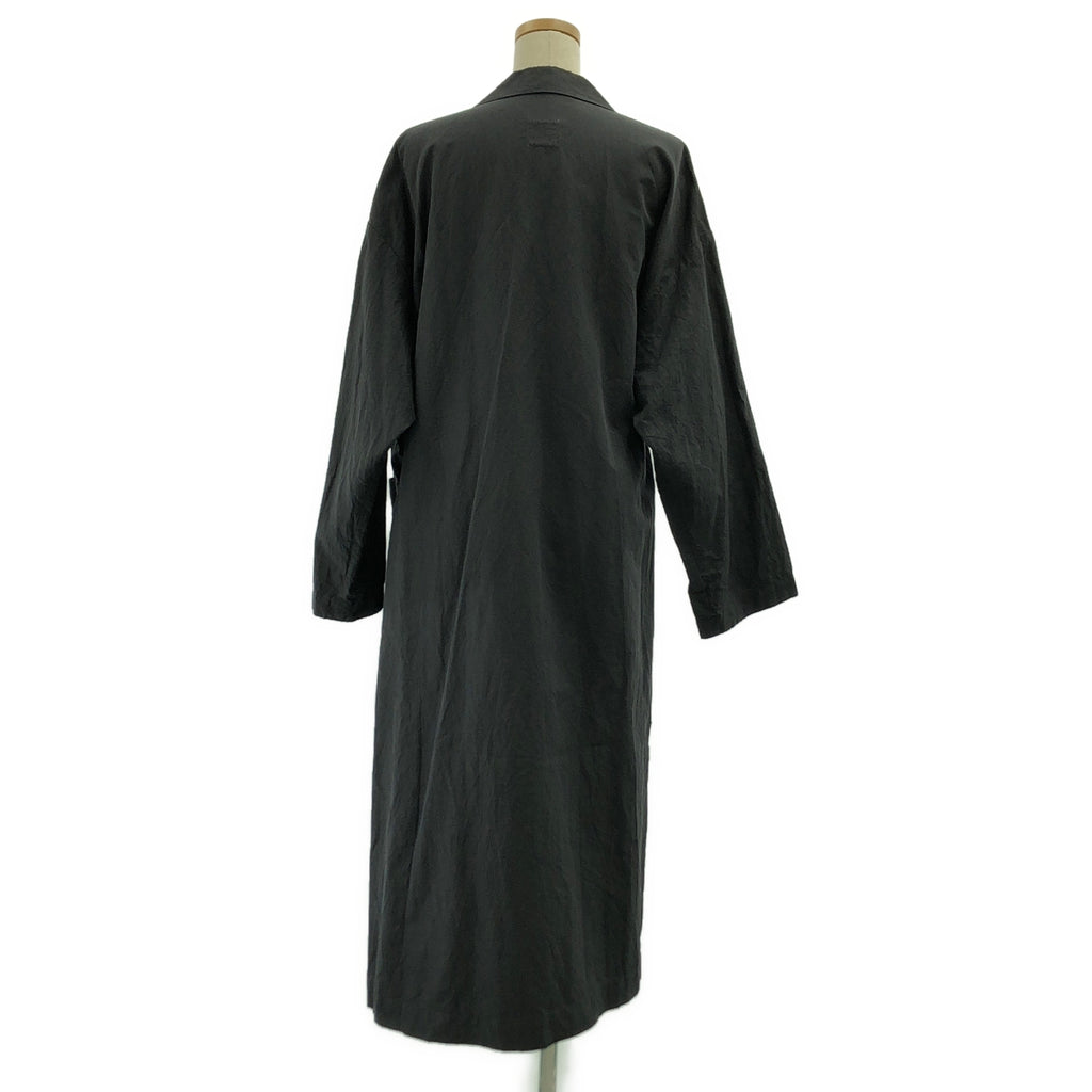 TOUJOURS / トゥジュー | コットン リネン ガウン コート | 2 | グレー | レディース