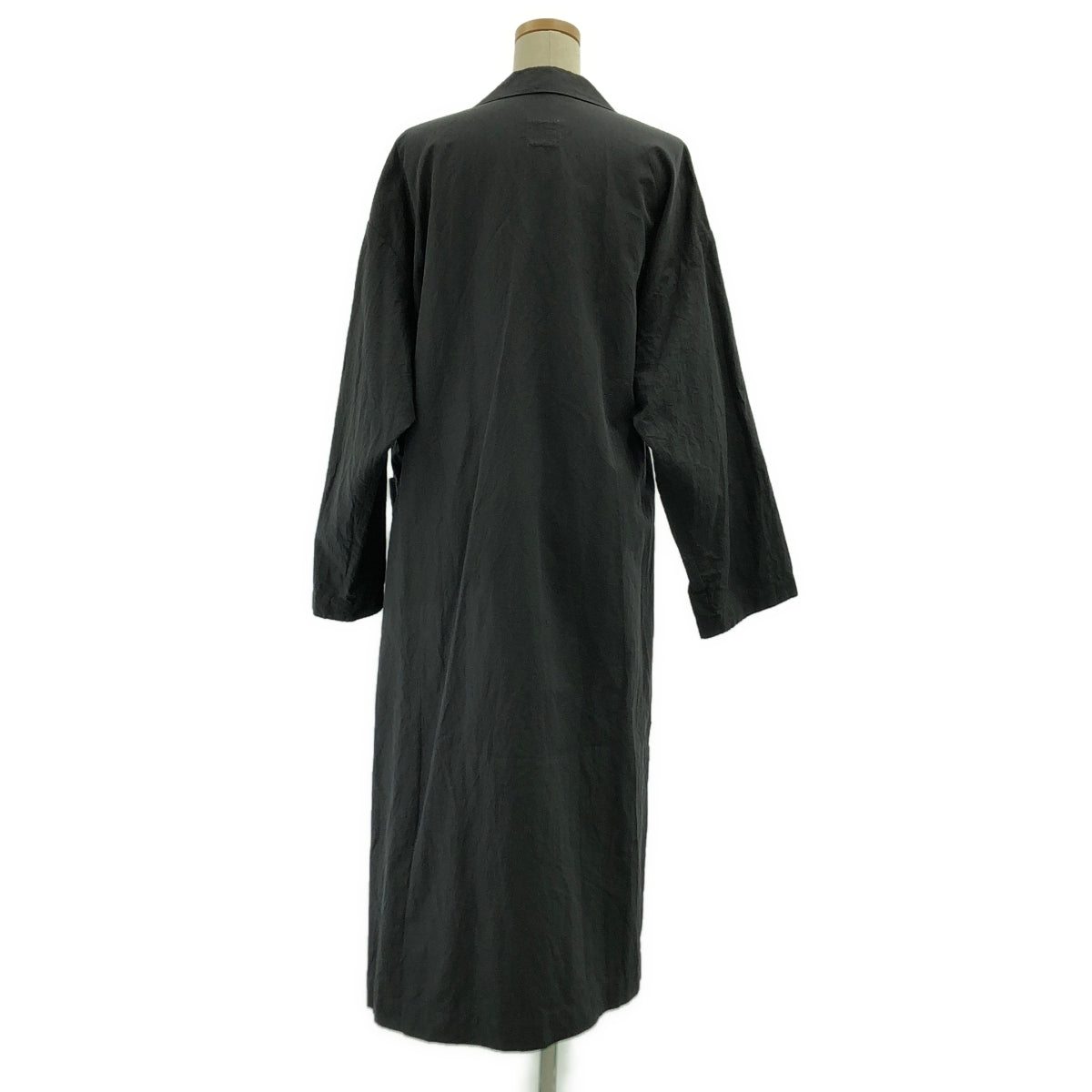 TOUJOURS / トゥジュー | コットン リネン ガウン コート | 2 | グレー | レディース