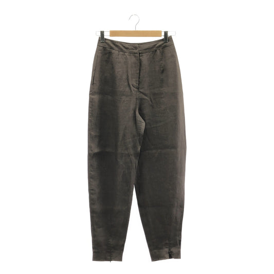 AMOMENTO / Amomento | 2020SS | Hem zip linen pants | 0 | Women's