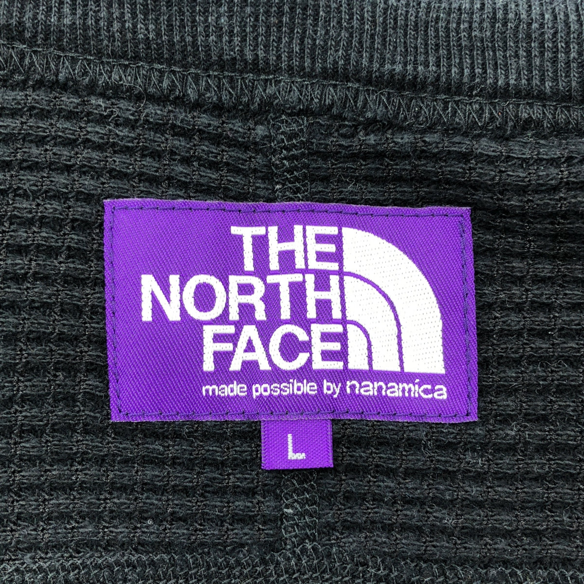 THE NORTH FACE PURPLE LABEL | 圓領保暖襯衫 | L 碼 | 黑色 | 男款