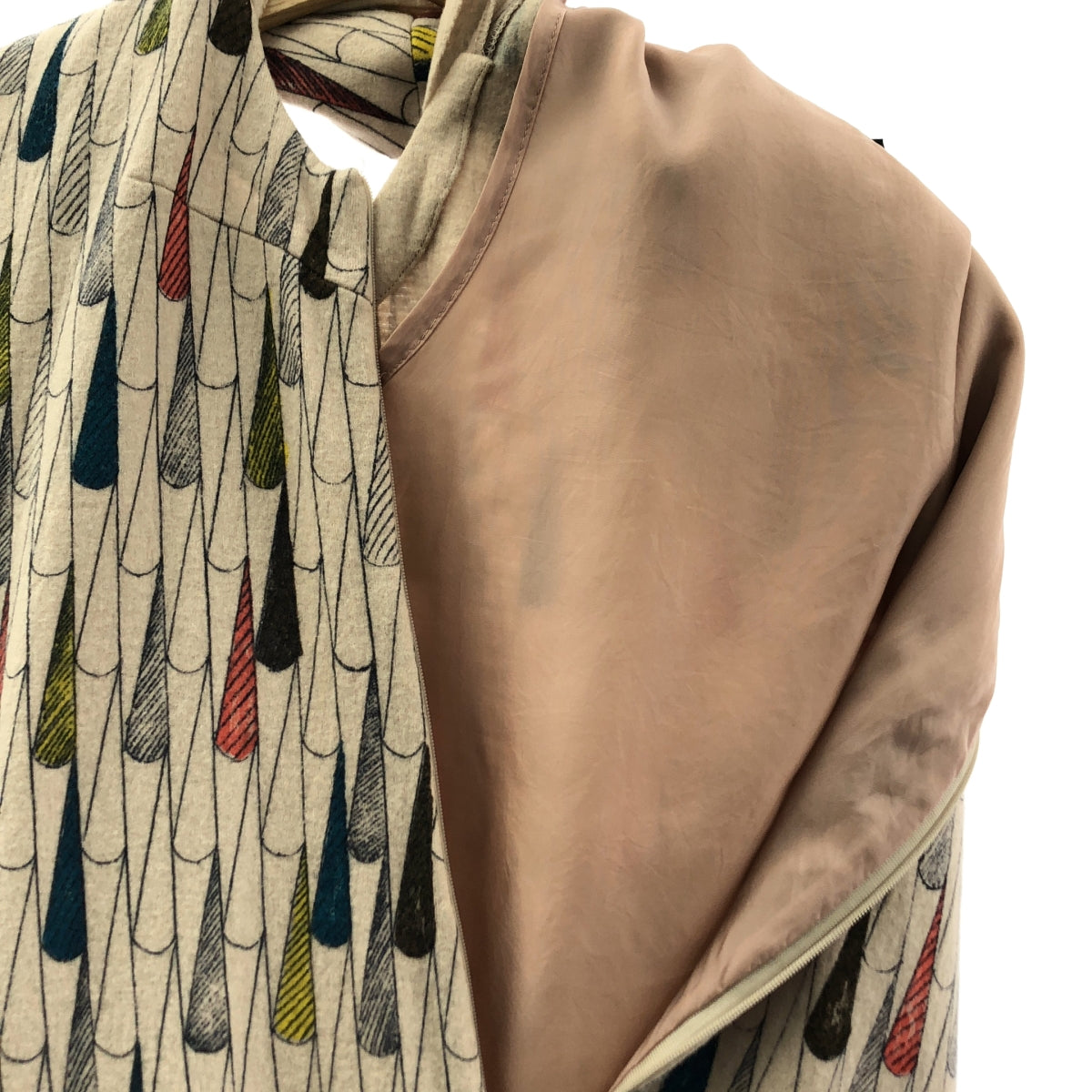 mina perhonen | 陽光雨羊毛印花無袖洋裝 | 36碼 | 女款