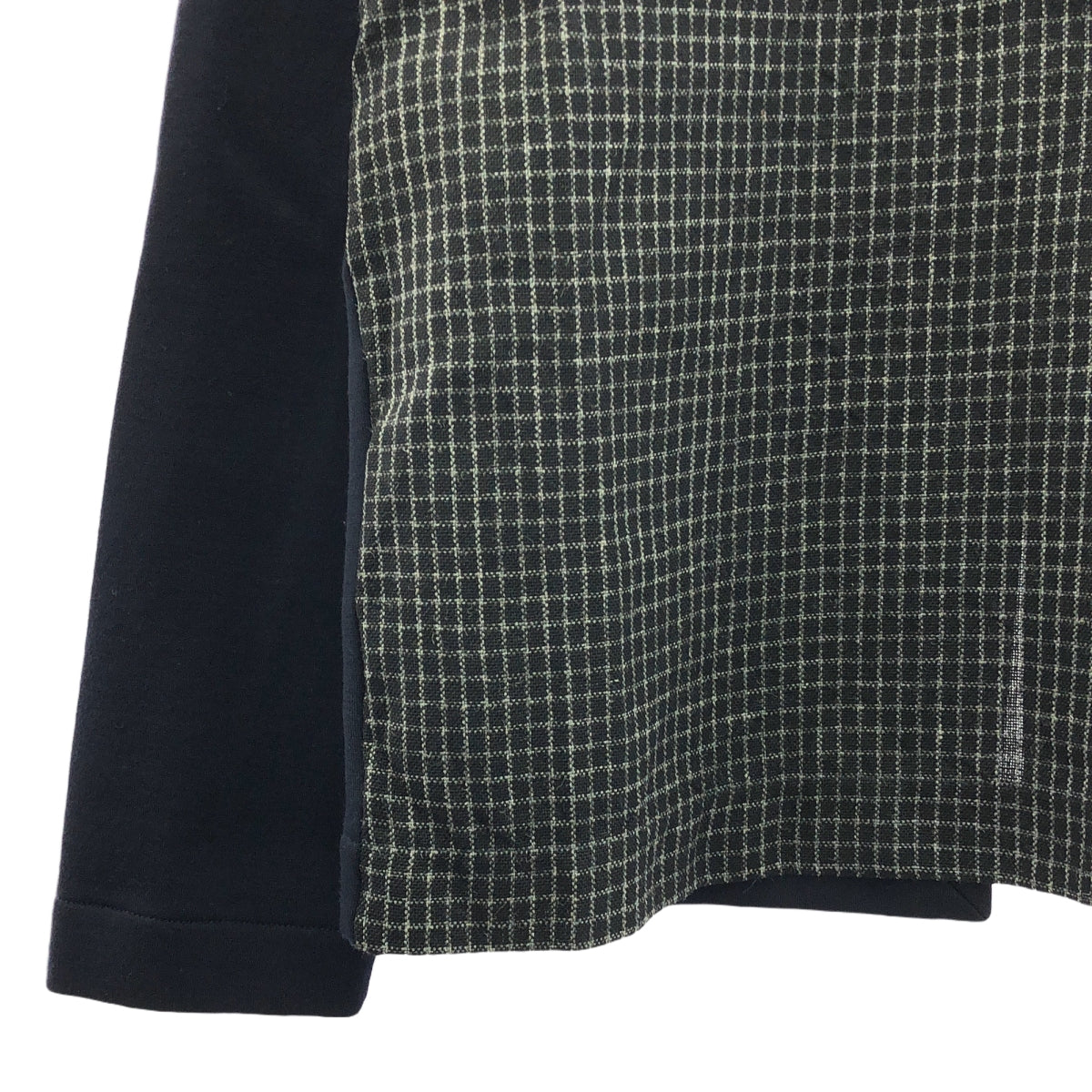 MARNI | 羊毛後開衩半拉鍊套頭衫 | 44 | 黑色/海軍藍 | 男款