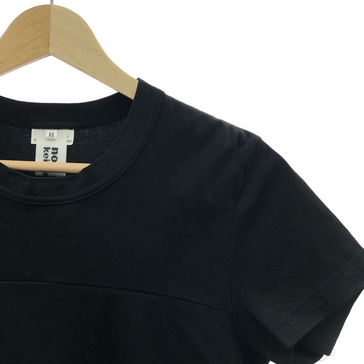noir kei ninomiya / ノワールケイニノミヤ コットン チュール レイヤード クルーネックカットソー noir kei ninomiya / ノワールケイニノミヤ | 2021AW | コットン