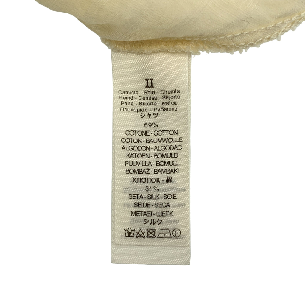 forte_forte / 포르테 포르테 | 총 무늬 개더 볼륨 시어 셔츠 블라우스 |