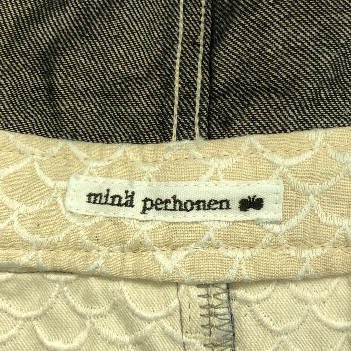 【新品】  mina perhonen / ミナペルホネン | always デニムスカート | 40 | インディゴ | レディース